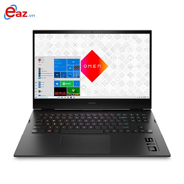 HP OMEN 16-b0123TX (4Y0W6PA) | Core i7 _ 11800H | 32GB | SSD 1TB | RTX 3070 8GB | 16.1&quot; QHD - IPS - 165Hz - 100% sRGB | Win 10 | LED RGB | 0222F